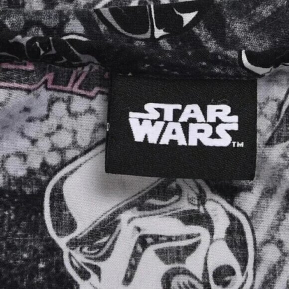 Star Wars Scrub Top Gimme My Space Darth Vader Black Grey Size XS - Picture 3 of 9